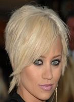  modne blond fryzury krótkie,  galeria  ze zdjęciami fryzur dla kobiet w katalogu z numerem  39
